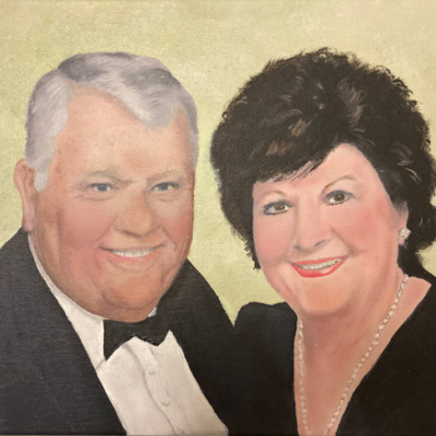 Oil on Canvas - Brent and Sue Smith by Trevor Allan